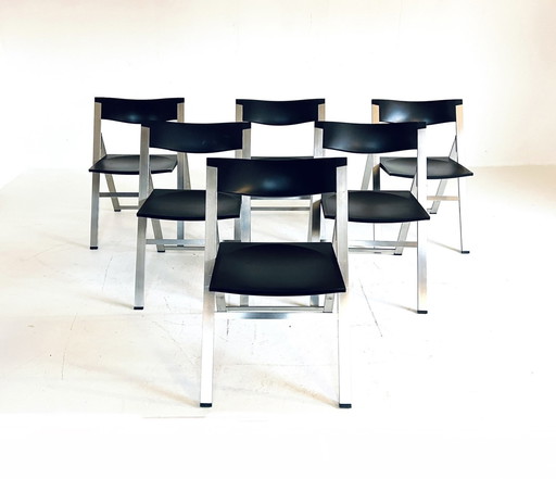 6X 'Tecno' Folding Chair, Justus Kolberg