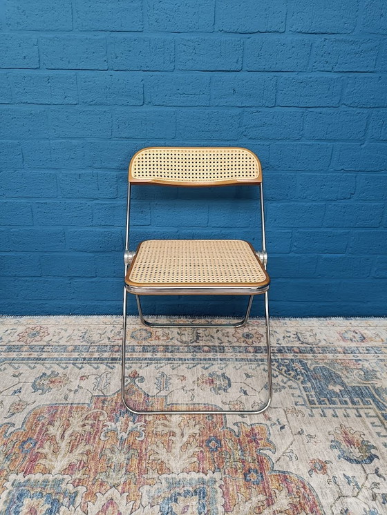 Image 1 of 4x Chaises vintage en toile Plia