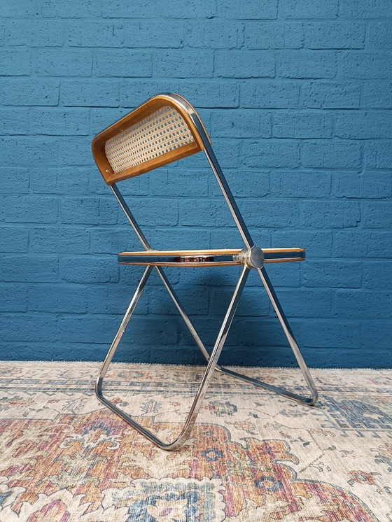 Image 1 of 4x Chaises vintage en toile Plia