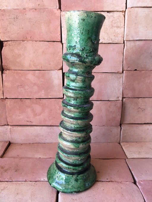 Tamegroute candlestick pottery