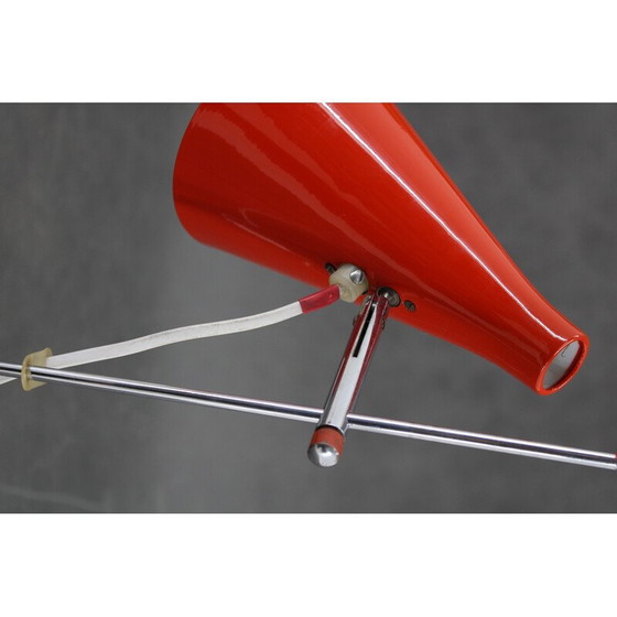 Image 1 of Vintage red desk lamp by Josef Hurka for Lidokov ,Czechoslovakia 1960s