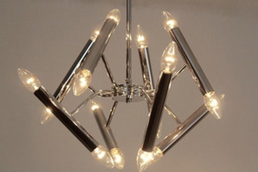 Boulanger chrome chandelier