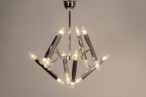 Boulanger chrome chandelier