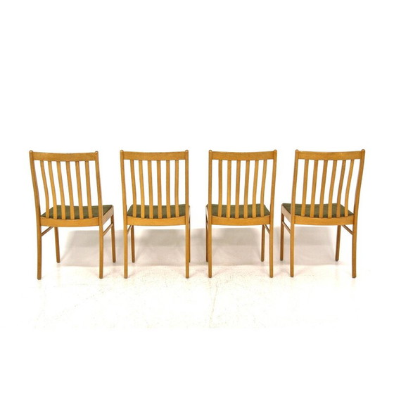 Image 1 of Set di 4 sedie vintage in legno di quercia, Svezia 1960