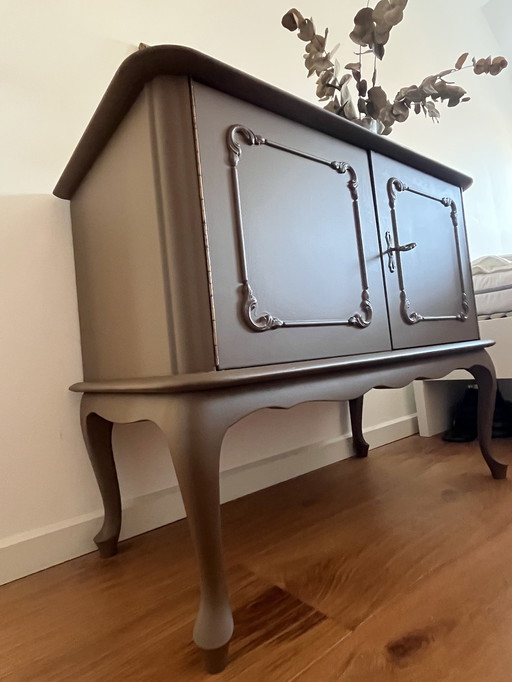 Elegant French Provincial Style Dresser With Ornate Detailing