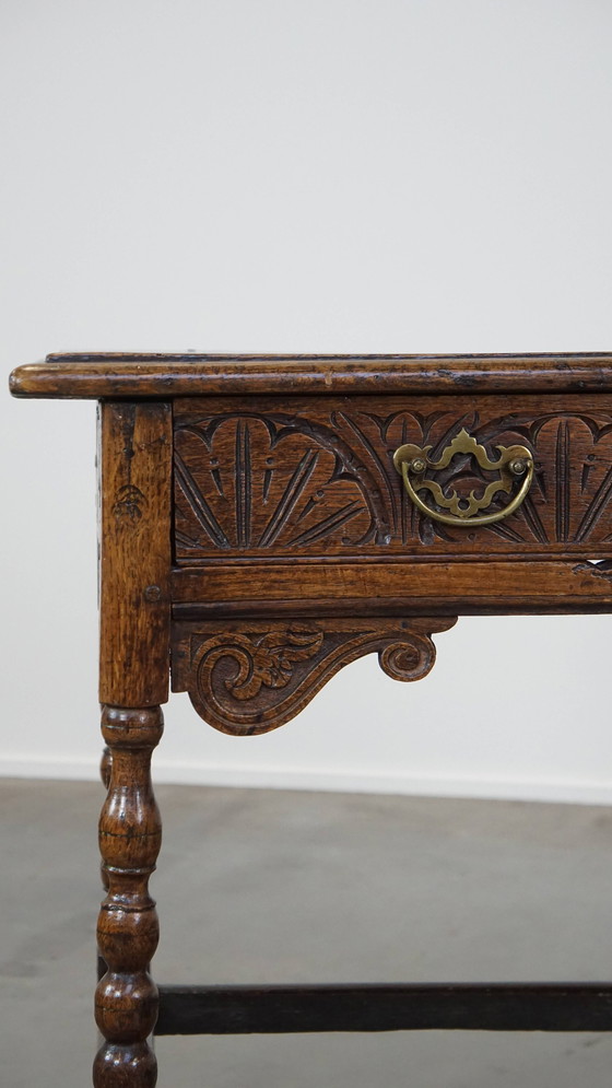 Image 1 of Oak Side Table/Hall Table