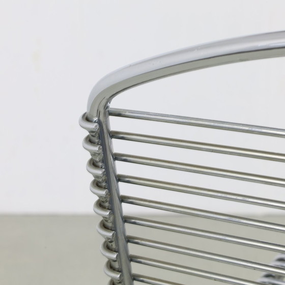 Image 1 of 3X Postmodern Barstool Chrome, 1980S