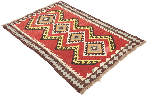 Image 1 of Kilim Persia Qashqai -Hand-woven- Collector's item- 143 X 96 Cm No. 448822