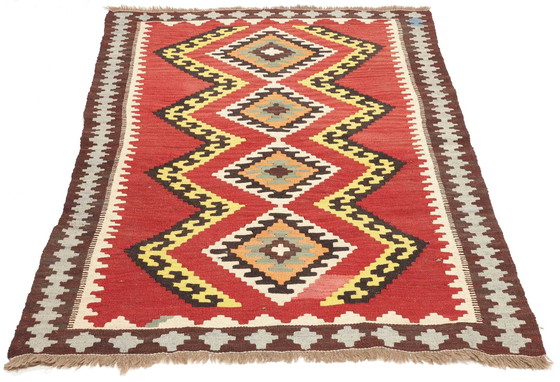 Image 1 of Kilim Persia Qashqai -Hand-woven- Collector's item- 143 X 96 Cm No. 448822