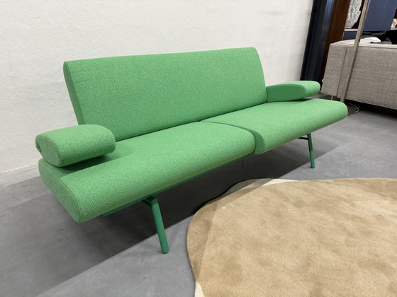 Image 1 of Harvink Armslag Sofa 2.5 Seater Green Fabric