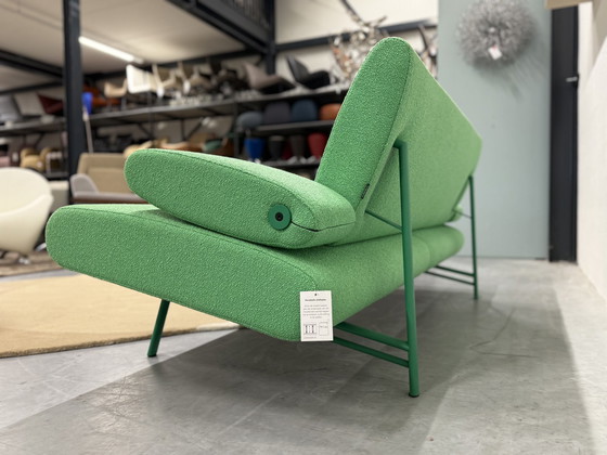 Image 1 of Harvink Armslag Sofa 2.5 Seater Green Fabric