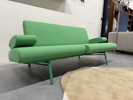 Image 1 of Harvink Armslag Sofa 2.5 Seater Green Fabric