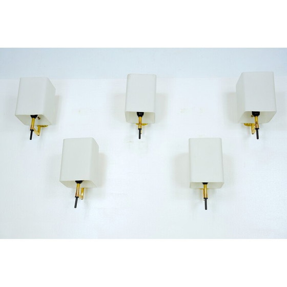 Image 1 of Set of 5 mid-century wall lamps by Stilnovo, Italy 1950s