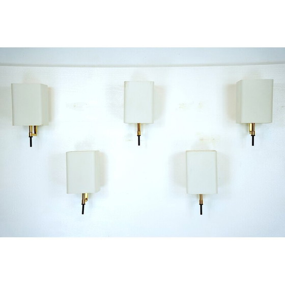 Image 1 of Set of 5 mid-century wall lamps by Stilnovo, Italy 1950s