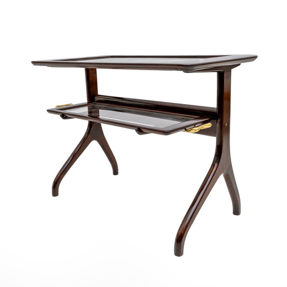 Image 1 of Mid-Century Modern Italian Tray Table In The Style Of Ico Parisi