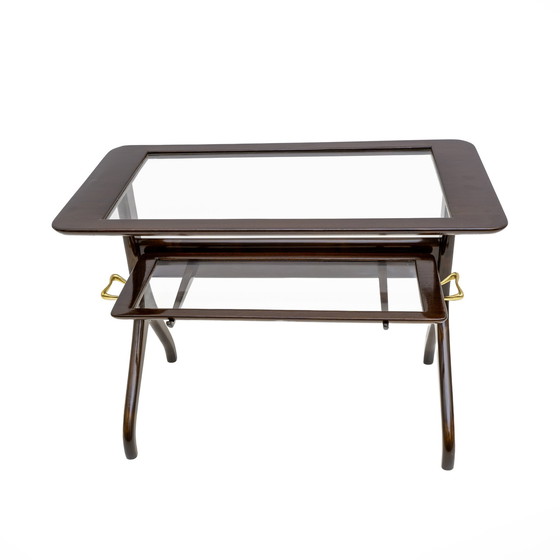 Image 1 of Mid-Century Modern Italian Tray Table In The Style Of Ico Parisi