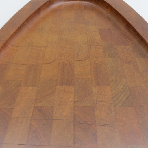 Danish vintage teak cutting board by Fleming Digsmed for Digsmed, 1960s