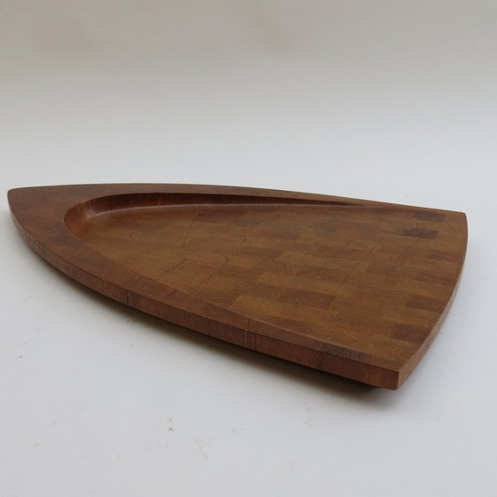 Image 1 of Danish vintage teak cutting board by Fleming Digsmed for Digsmed, 1960s