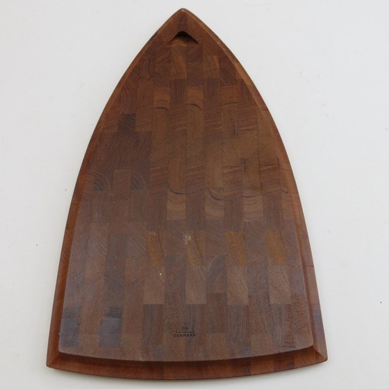Image 1 of Danish vintage teak cutting board by Fleming Digsmed for Digsmed, 1960s