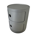 Anna Castelli Ferrieri For Kartell - Storage Unit ‘Componibili’ - Rare, Early, Gray Edition