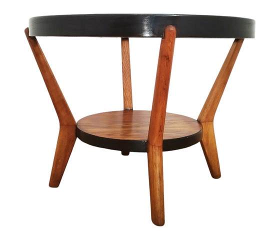 Image 1 of Coffee Table Attributed To K. Kozelka For Interier Praha, Former Czechoslovakia