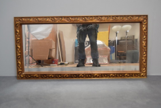 Image 1 of Specchio da parete in legno Art Déco, anni '30.