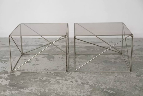 Image 1 of Isosceles Side Tables by Max Sauze, 1970s.