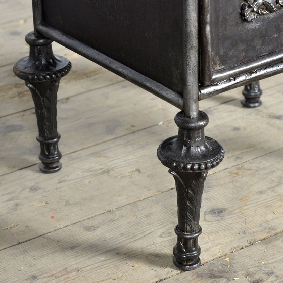 Image 1 of Iron Nightstand, 1910S