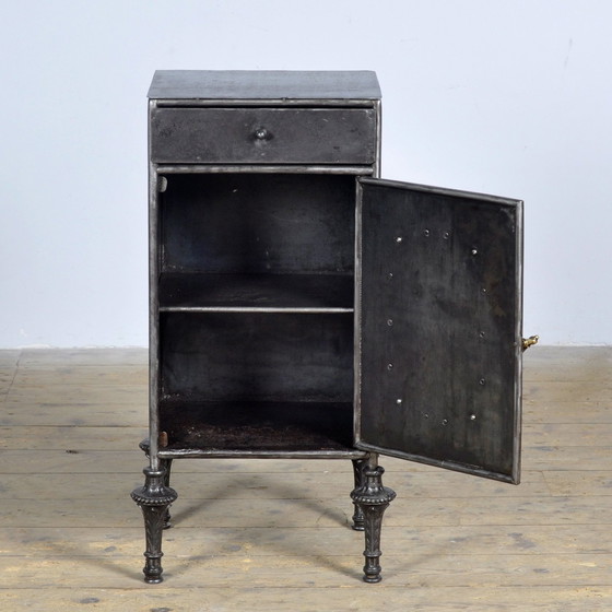 Image 1 of Iron Nightstand, 1910S