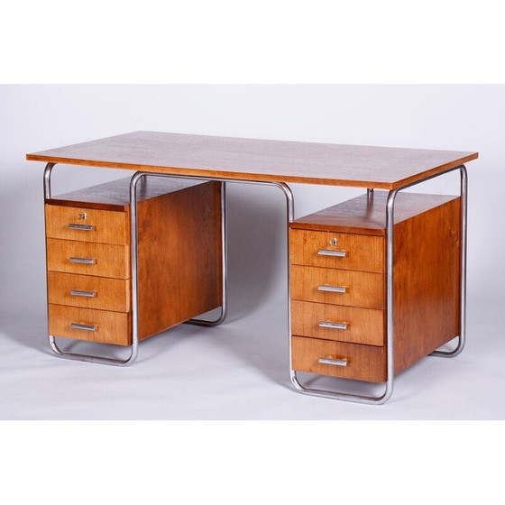 Image 1 of Bauhaus vintage writing desk by Robert Slezak, 1930s