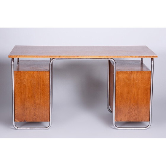 Image 1 of Bauhaus vintage writing desk by Robert Slezak, 1930s