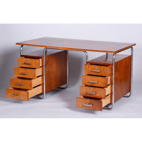Image 1 of Bauhaus vintage writing desk by Robert Slezak, 1930s