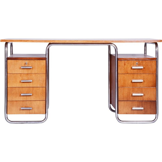 Image 1 of Bauhaus vintage writing desk by Robert Slezak, 1930s