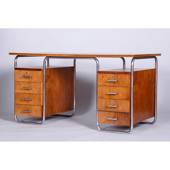 Image 1 of Bauhaus vintage writing desk by Robert Slezak, 1930s