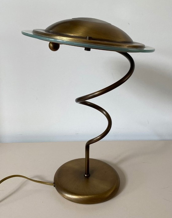 Image 1 of 2 lampes de table en laiton Steinhauser