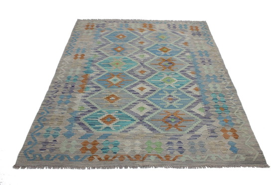 Image 1 of Original Old Style Kelim Afghan 197 X 156 Cm Top Condition