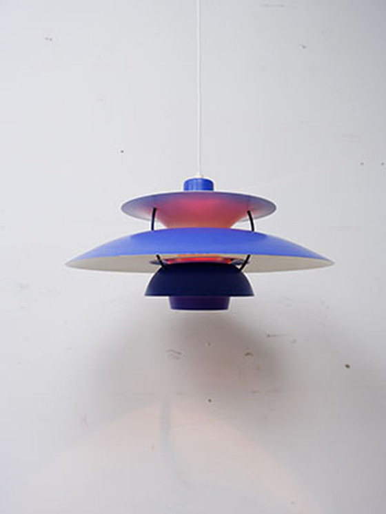 Image 1 of Louis Poulsen PH5 pendant lamp blue