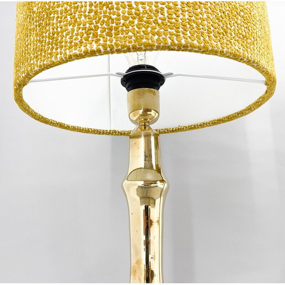 Image 1 of Coppia di lampade da tavolo vintage in ottone, 1950