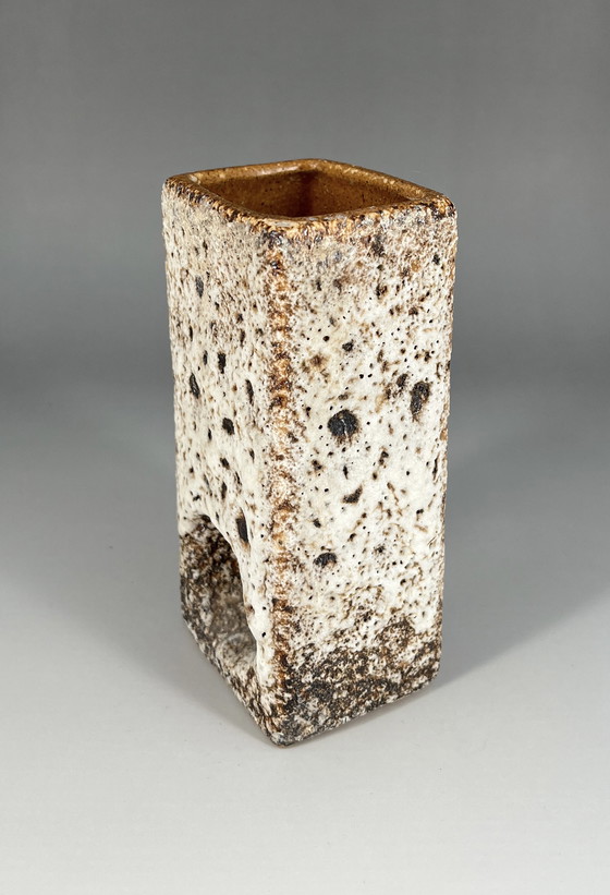 Image 1 of Keramiek Vase Van Woerden Fat Lava Space Age