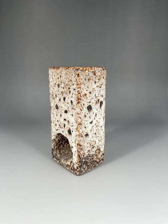 Image 1 of Keramiek Vase Van Woerden Fat Lava Space Age