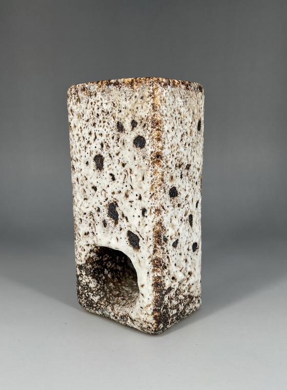 Image 1 of Keramiek Vase Van Woerden Fat Lava Space Age