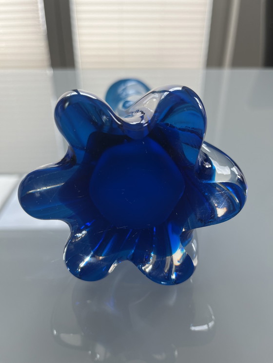 Image 1 of Vaso Calla Empoli vintage blu