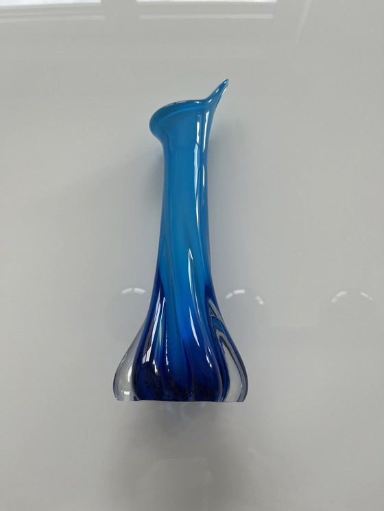 Image 1 of Vaso Calla Empoli vintage blu