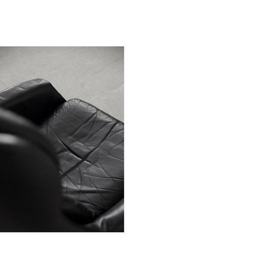 Image 1 of Vintage leather swivel chair by Selig Imperial, Sweden 1970