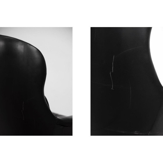 Image 1 of Vintage leather swivel chair by Selig Imperial, Sweden 1970