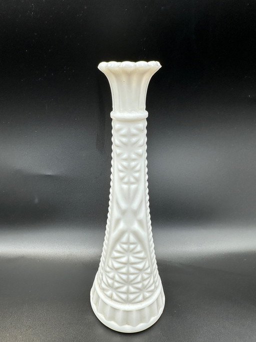 Anchor Hocking Vase Of Milk Glass