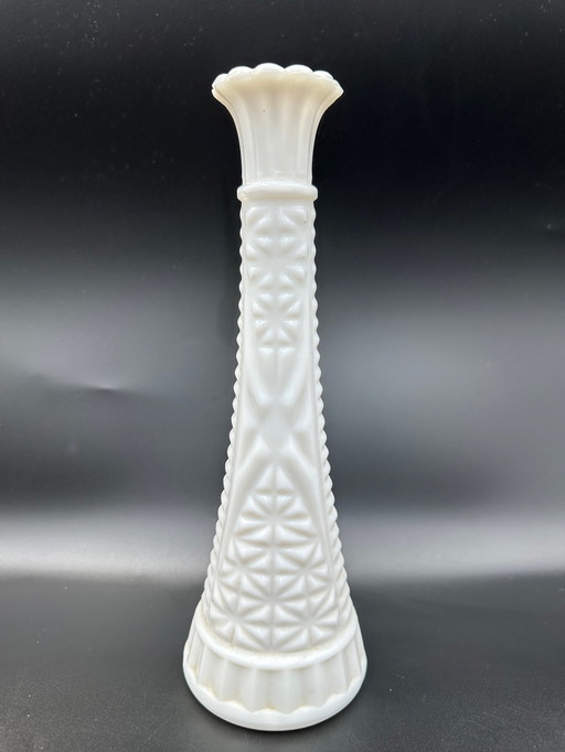 Anchor Hocking Vase Of Milk Glass