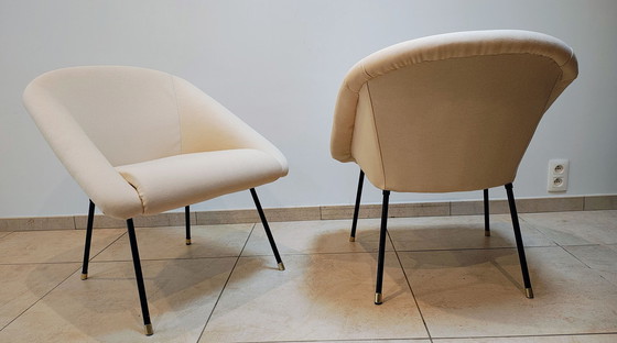 Image 1 of 2 X 1960 Italian Lounge Chairs 