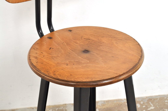 Image 1 of Vintage Bar Stool In Bauhaus Style