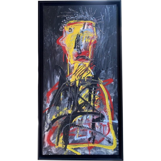 Image 1 of Vintage fever painting by Jazzu, France 2020